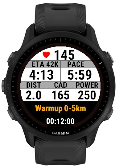 ウォームアップフェーズ